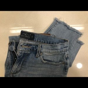 2/26 Lucky Brooke Skinny Frayed Hem Jeans